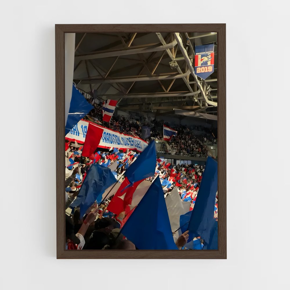 Poster La Foule de Mannheim – affiche Hockey sur glace (vue 5)